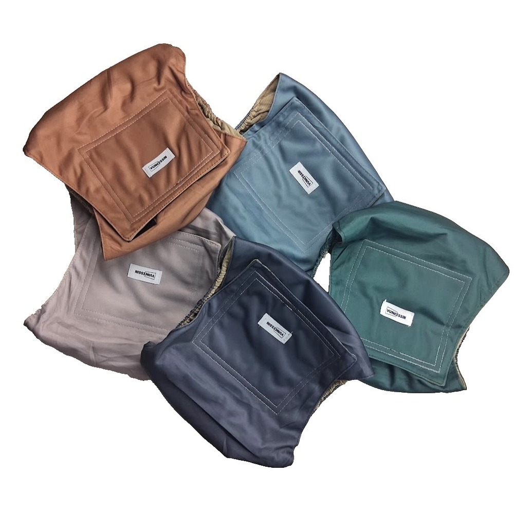 5 Pc Vuncessin Male Dog Sz Large Belly Bands High Absorbency Diaper Reusable
